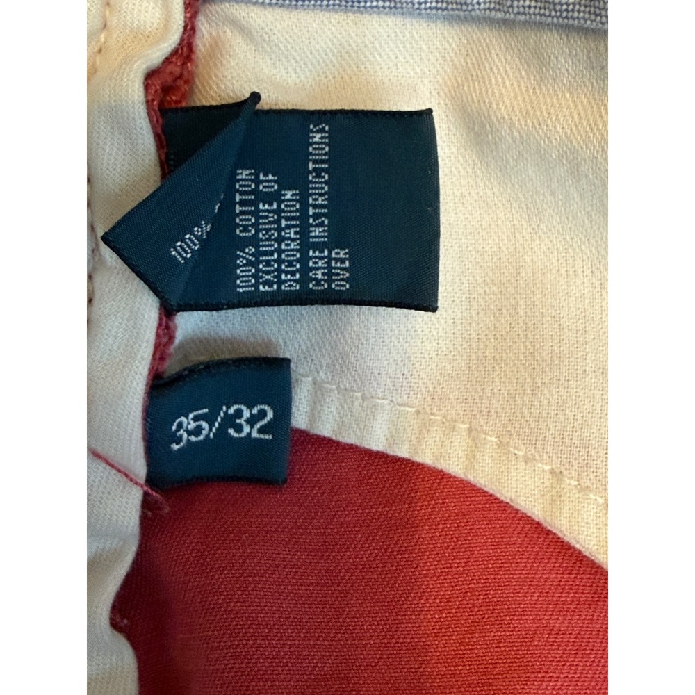 Polo Ralph Lauren Pants Mens Coral Pink 35x32 Chino Slim Gi Fit Straight Leg - Picture 9 of 16